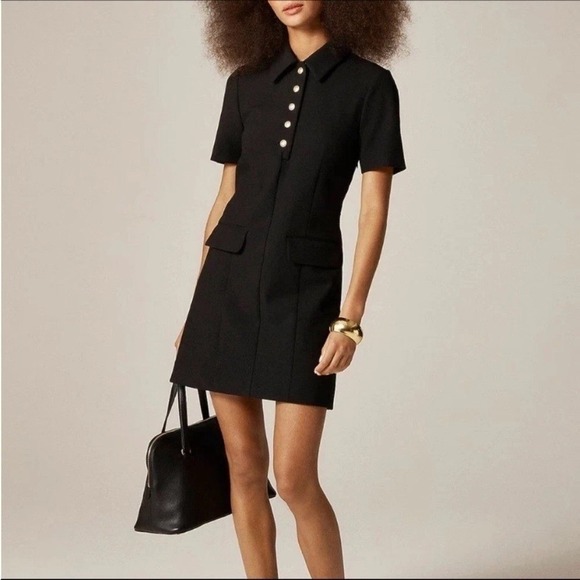 J. Crew Dresses & Skirts - J.Crew Parc dress in four-season stretch Size 8 Black